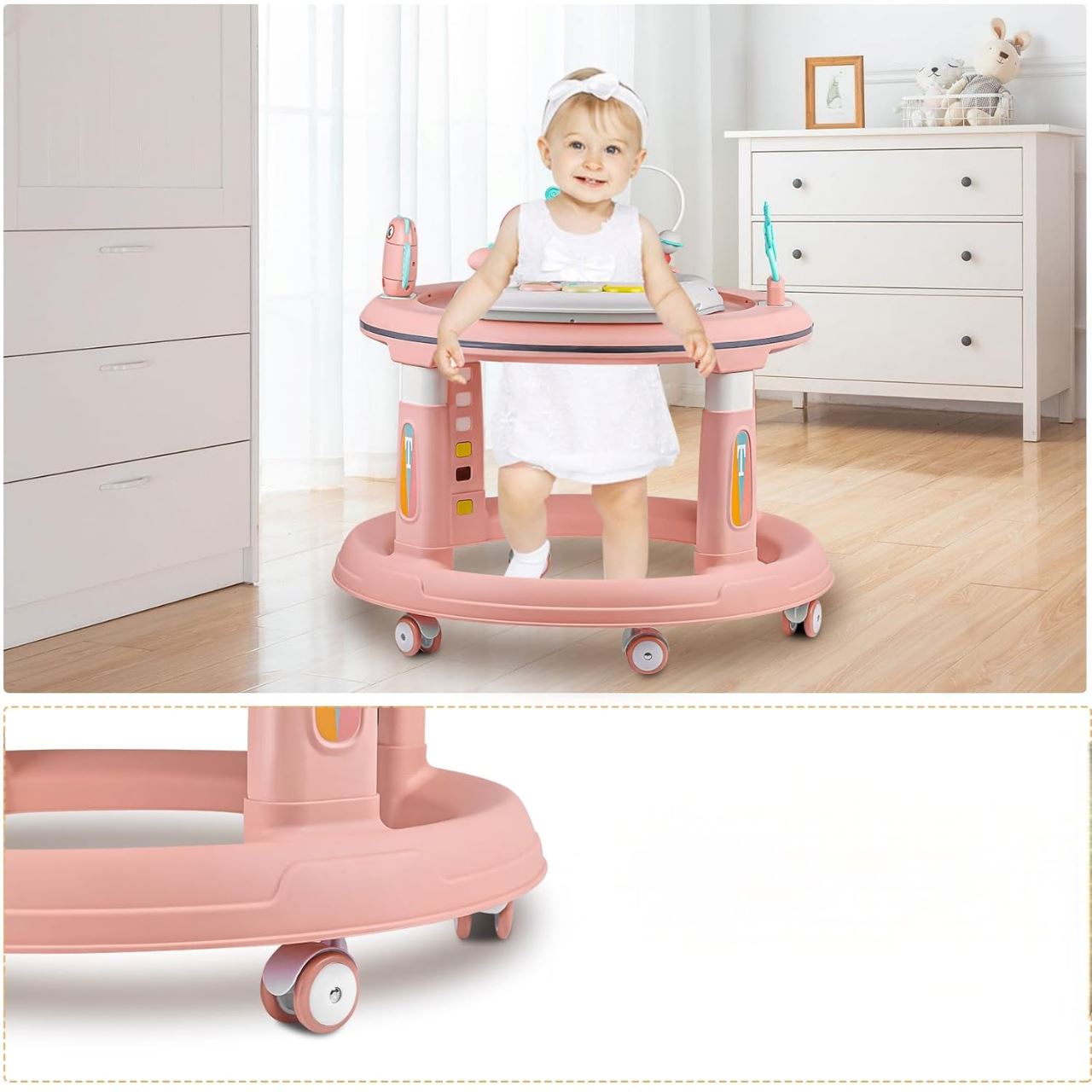 TrotteurBabyMove™ - Rose - Aleas Baby